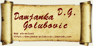 Damjanka Golubović vizit kartica